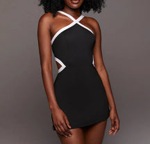 Vestido Esportivo com Shorts Modern Aline