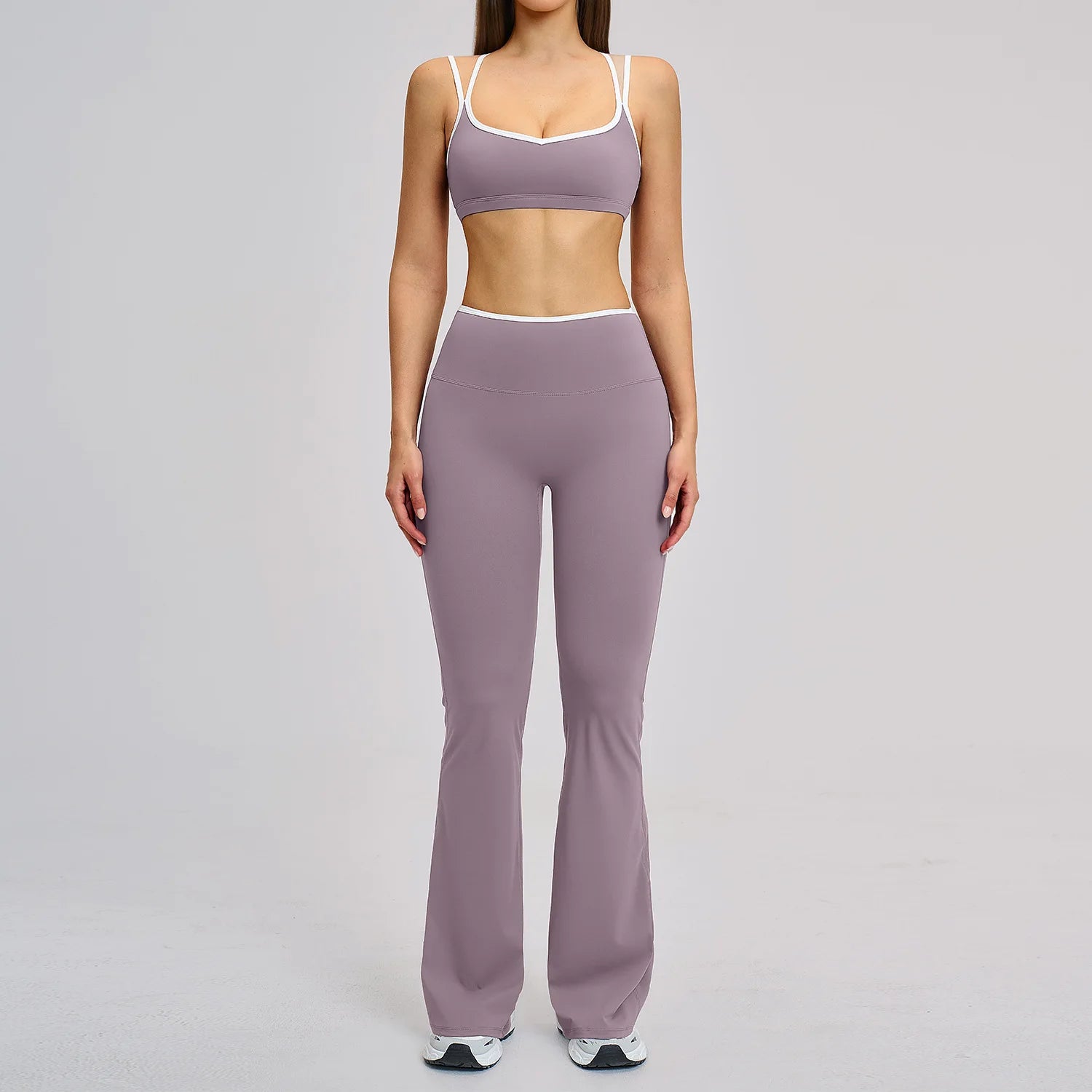 Conjunto Top Push Up e Calça Flare Modern Jholie