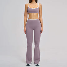 Conjunto Top Push Up e Calça Flare Modern Jholie