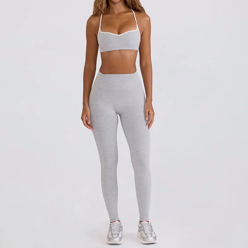 Conjunto Top Push Up e Legging Modeladora Modern Love