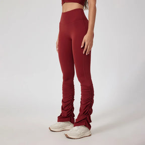 Top Cropped e Calça Flare Modeladora Efeito Push Up Modern Motion