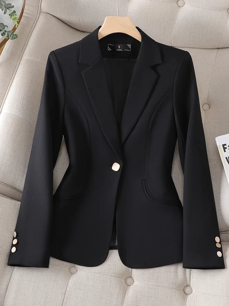 Blazer Feminino Alfaiataria Acinturado Modern Catarina