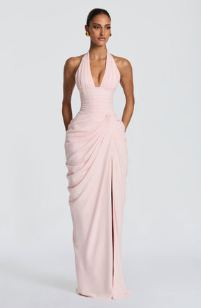 Vestido Longo Corset com Fenda Modern Mireya