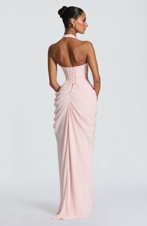 Vestido Longo Corset com Fenda Modern Mireya