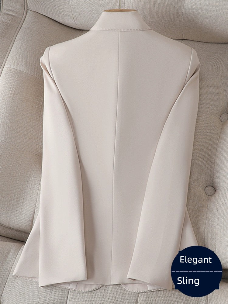 Blazer Feminino Alfaiataria de Um Botão Elegant Slim