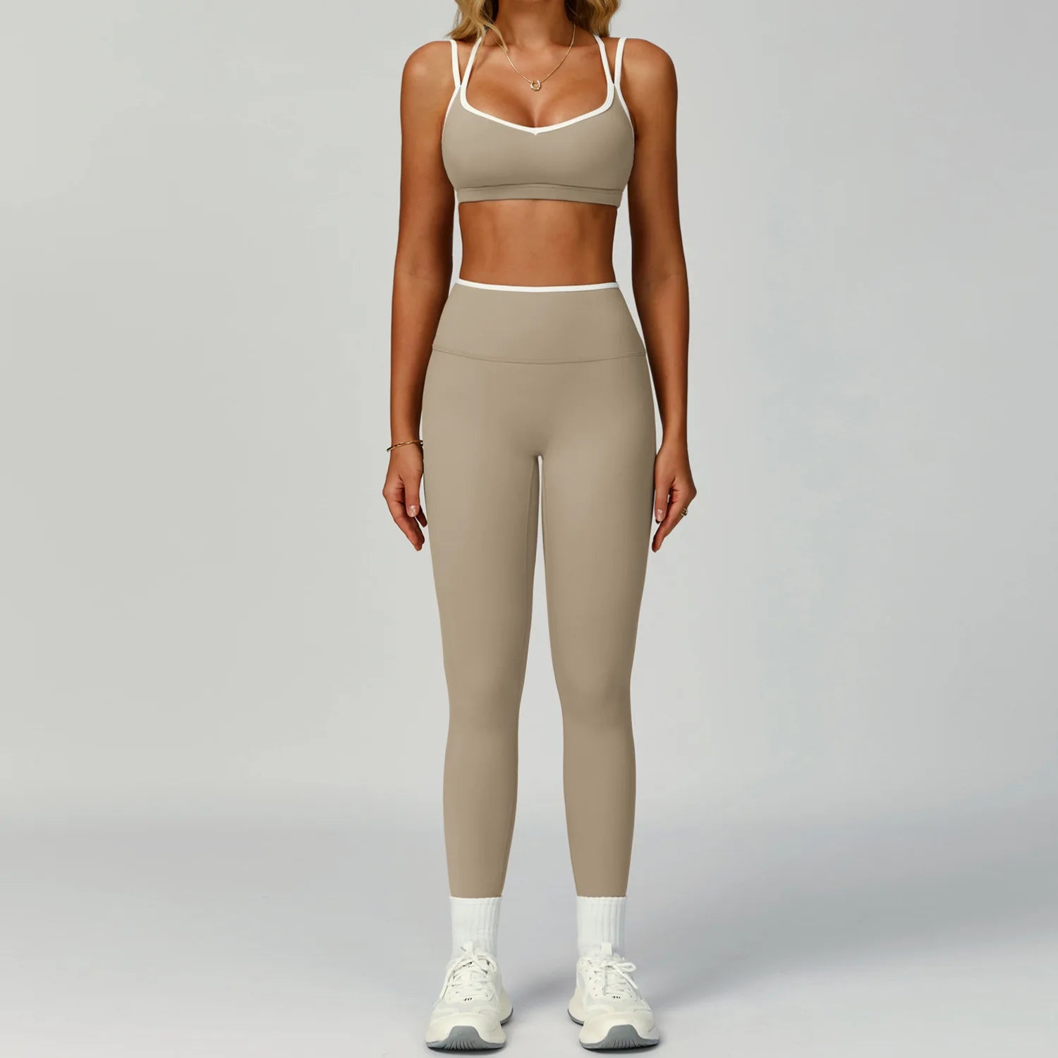 Conjunto Top Push Up e Legging Modern Jholie