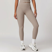 Calça Legging Cós Alto com Costura Dupla Modern Motion