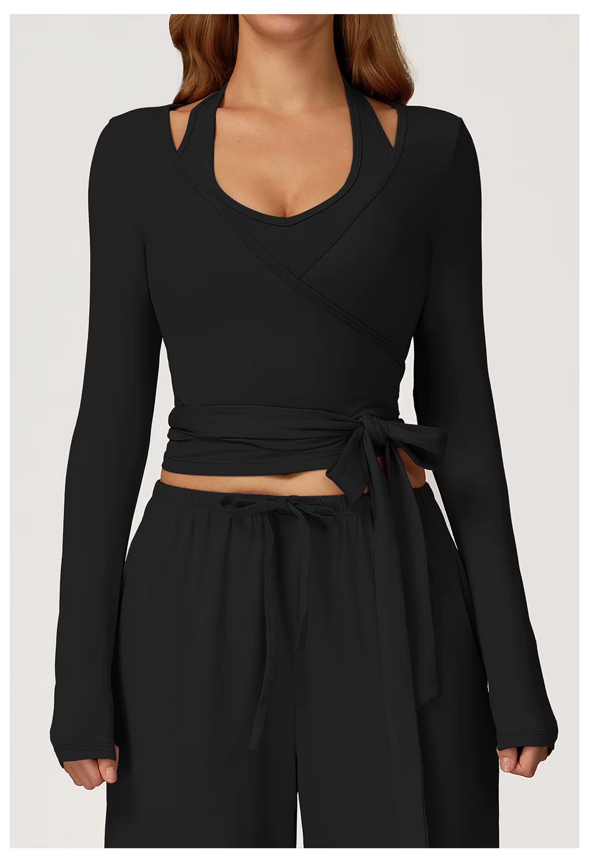 Conjunto Três Peças Casaquinho e Regata com Calça Modern Comfy
