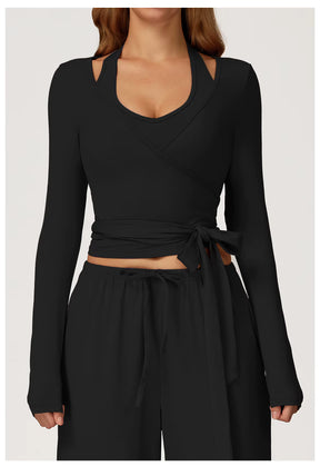 Conjunto Três Peças Casaquinho e Regata com Calça Modern Comfy