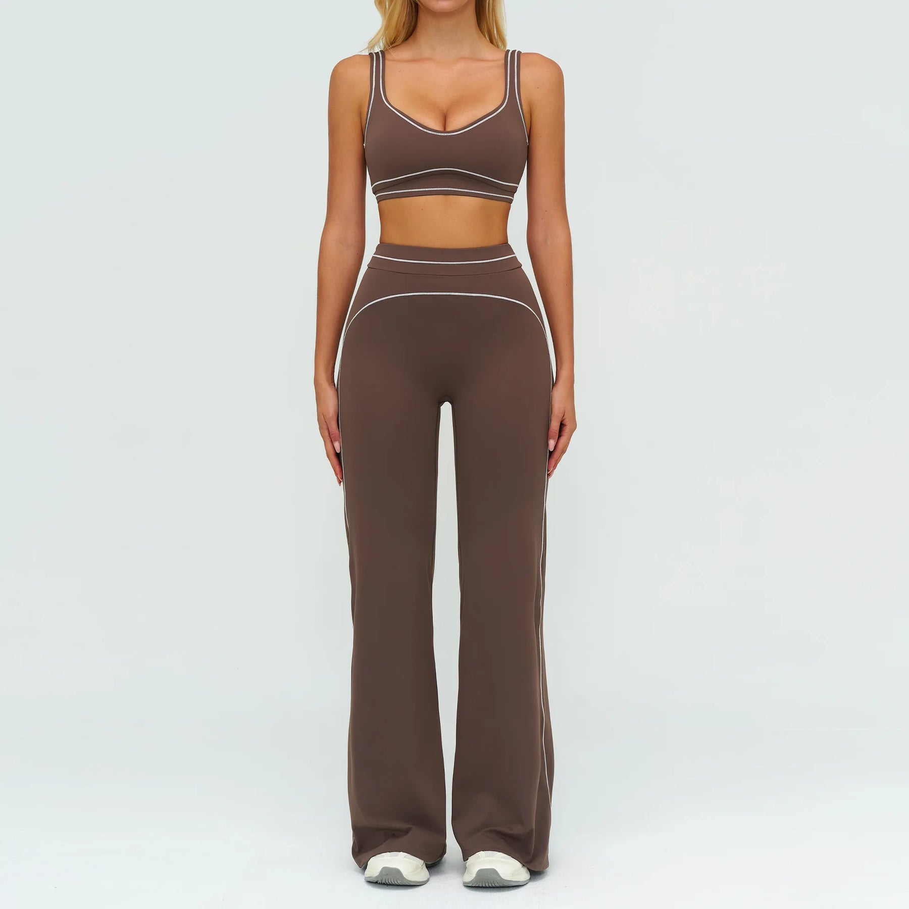 Top Push Up com Calça Flare Modeladora Modern Alô