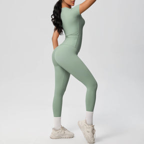 Conjunto Blusa Meia Manga e Calça Legging Modern Basic