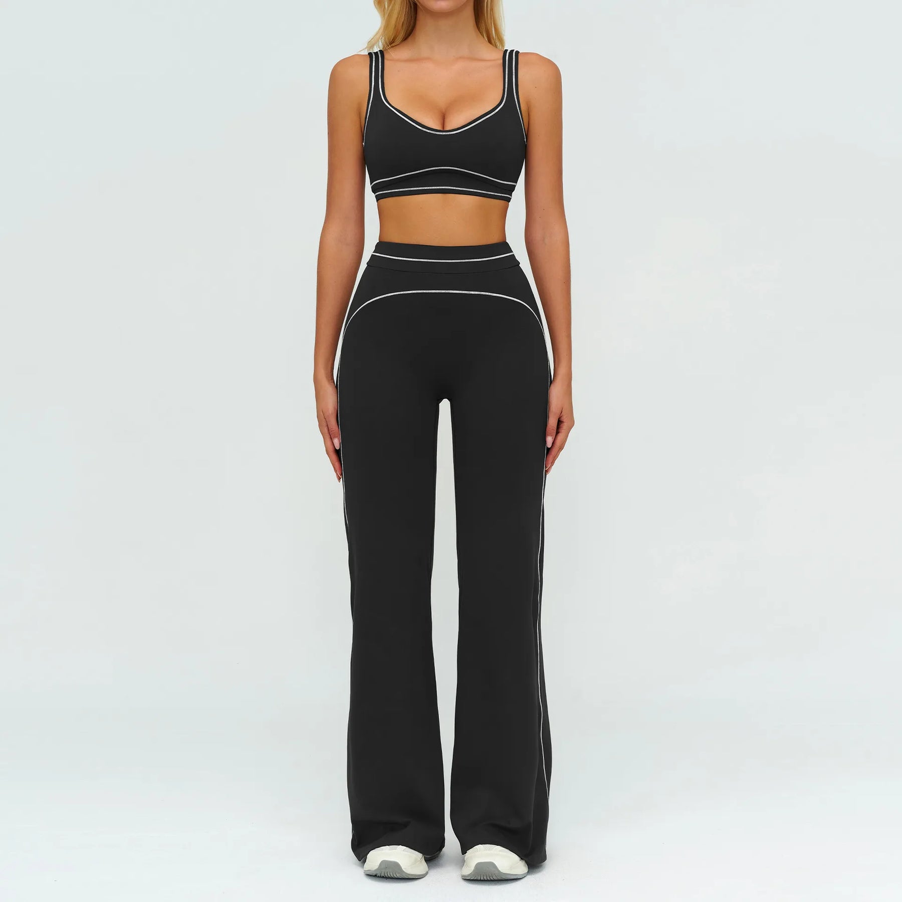 Top Push Up com Calça Flare Modeladora Modern Alô