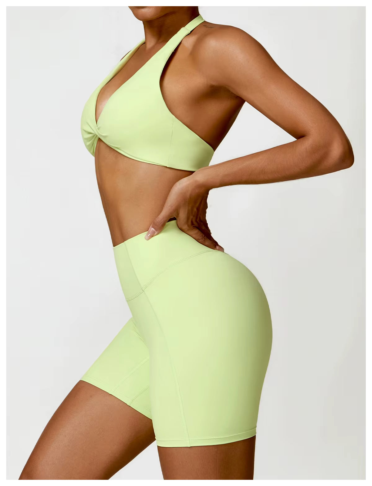 Conjunto Top Push Up e Shorts Modern Basic Up