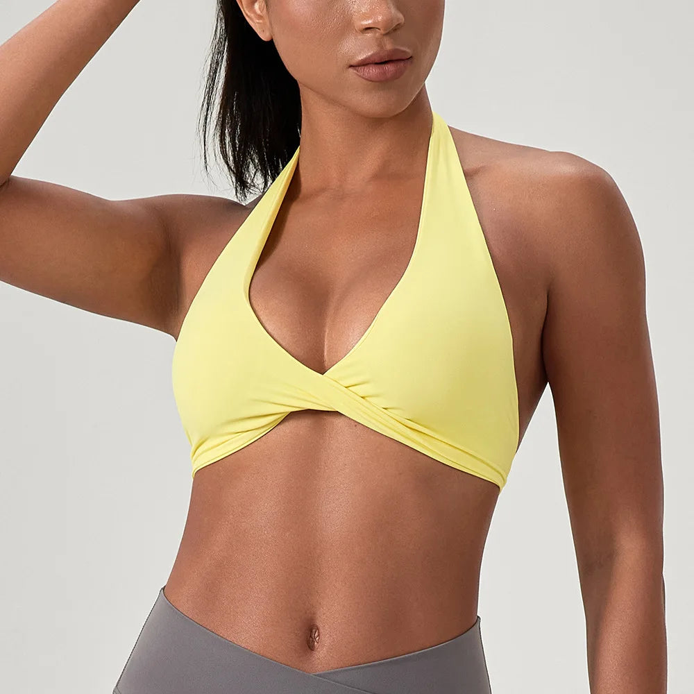 Top Frente Única Push Up Modern Silk