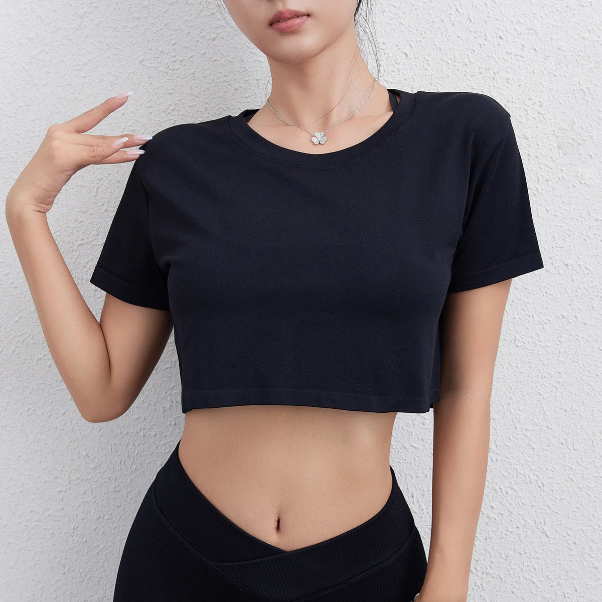 Cropped Meia Manga Modern Confort Max