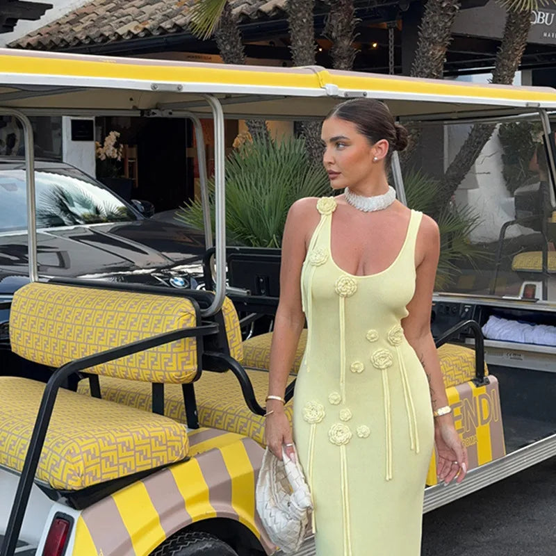 Vestido Longo Bordado Modern Malia