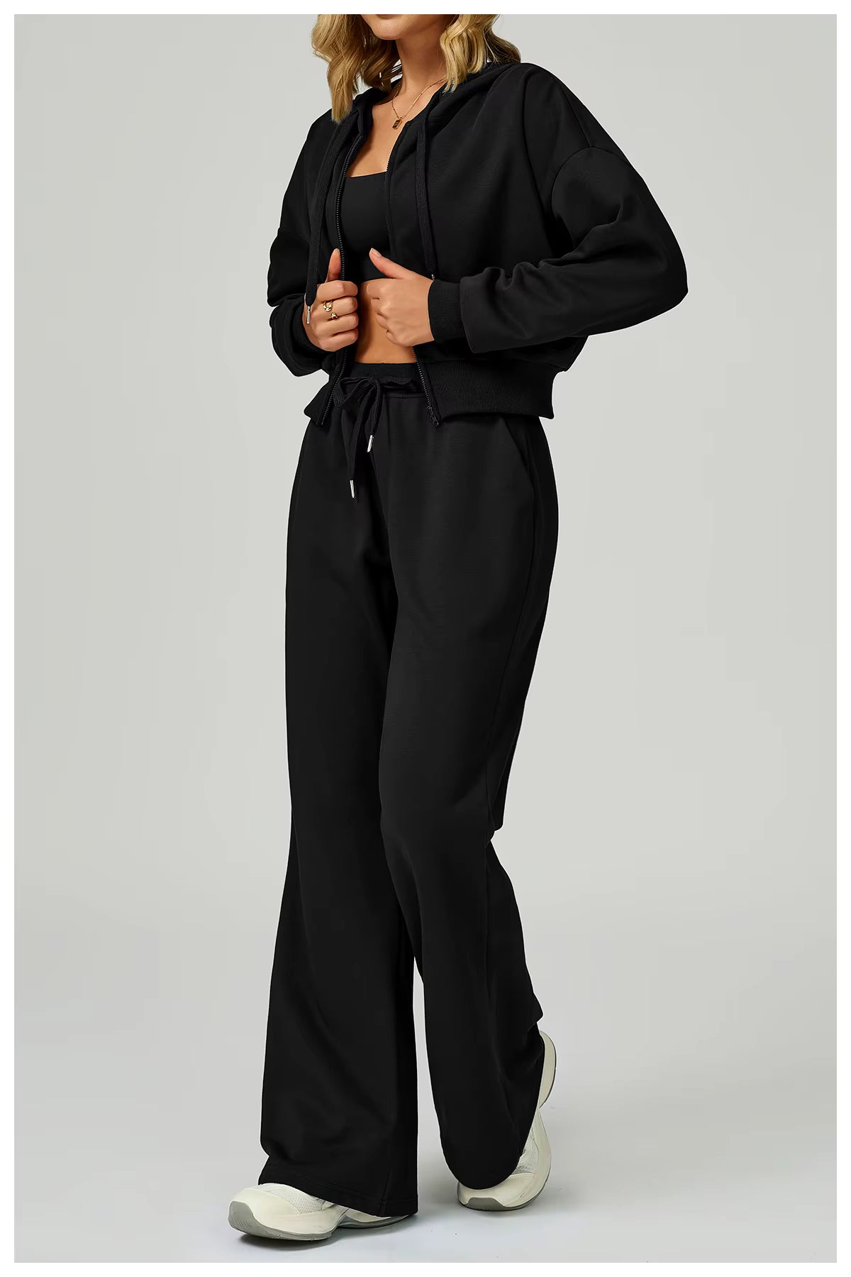 Conjunto Feminino Jaqueta e Calça Moletinho Confort Modern Mulier