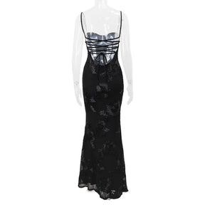Vestido Longo Decote nas Costas Modern Dara