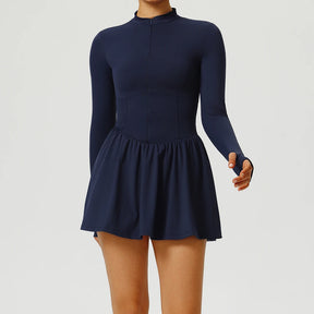 Vestido Esportivo Manga Longa Modelador Modern Female