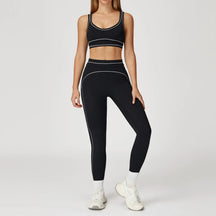 Conjuntp Top Push Up e Calça Legging Modeladora Modern Alô