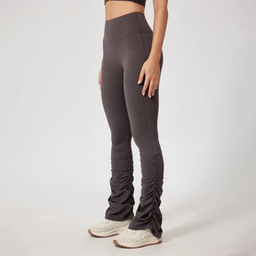 Top Cropped e Calça Flare Modeladora Efeito Push Up Modern Motion