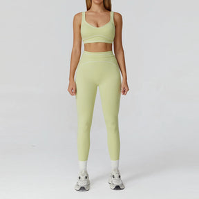 Conjuntp Top Push Up e Calça Legging Modeladora Modern Alô