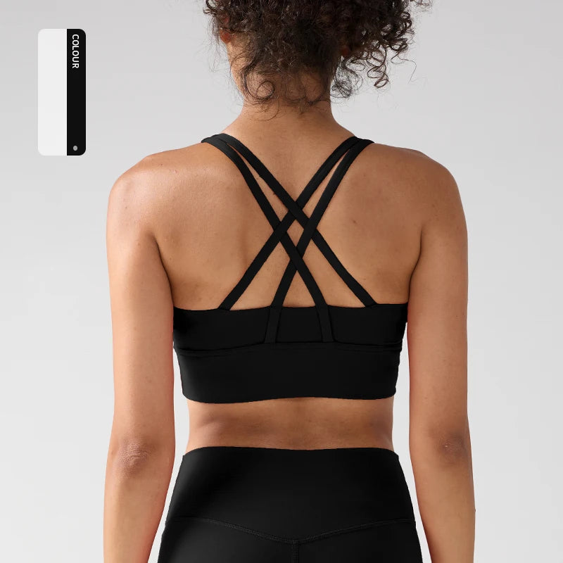 Top Reforçado Costas Cruzado Modern Impact