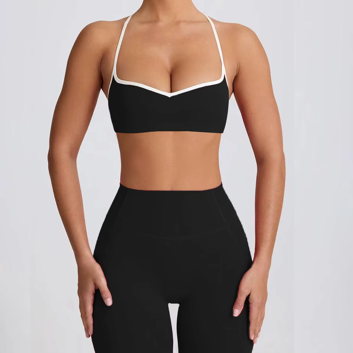 Conjunto Top Push Up e Legging Modeladora Modern Love