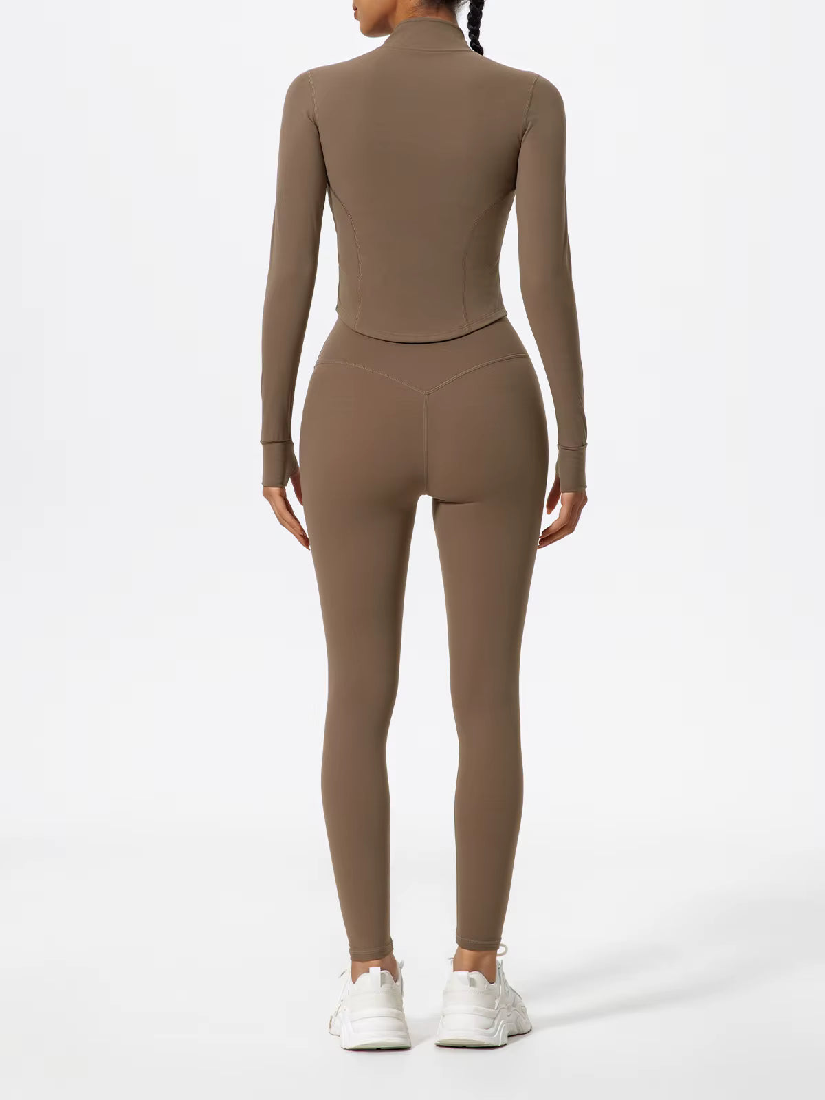 Conjunto Jaqueta Modeladora e Calça Legging Cós Alto Modern Sports