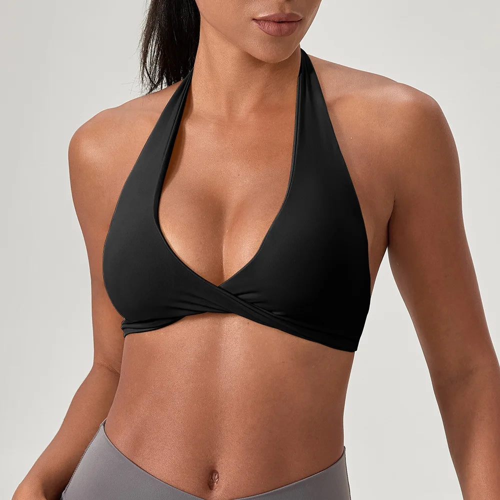 Top Frente Única Push Up Modern Silk
