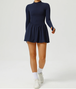 Vestido Esportivo Manga Longa Modelador Modern Female