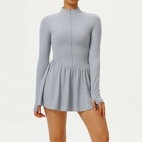 Vestido Esportivo Manga Longa Modelador Modern Female