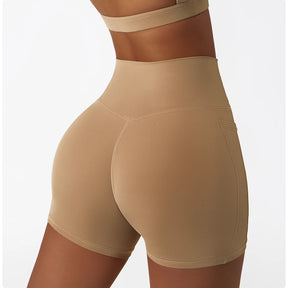 Shorts Cós Alto Alta Elasticidade Modern Gym