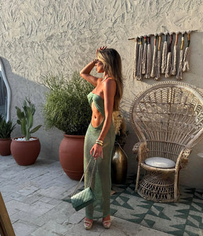 Vestido Longo Praiano Modern Azure