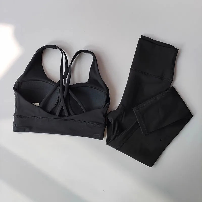 Conjunto Top Push Up e Calça Legging Modern Athena