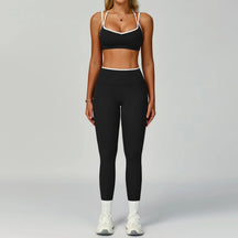 Conjunto Top Push Up e Legging Modern Jholie
