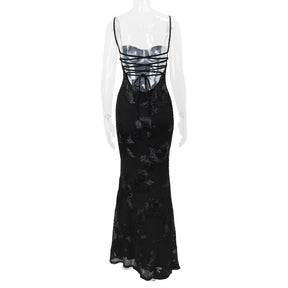 Vestido Longo Decote nas Costas Modern Dara