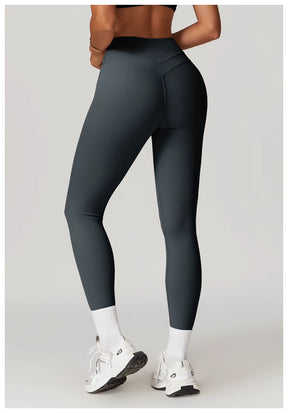 Calça Legging Cós Alto com Costura Dupla Modern Motion
