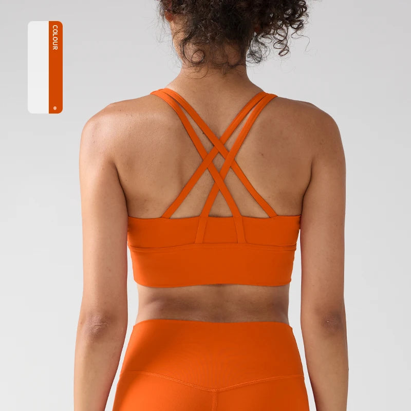 Top Reforçado Costas Cruzado Modern Impact