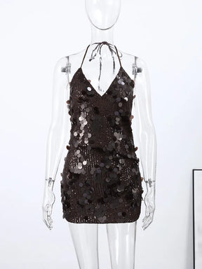 Conjunto Paetê Blusa e Saia Curta Modern Kye