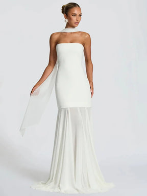 Vestido Longo Sem Alças Modern Adeline
