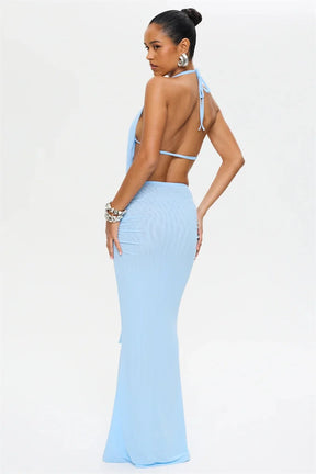 Conjunto Cropped e Saia Longa Modern Perle