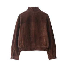 Jaqueta Suede Feminina Modern Évora