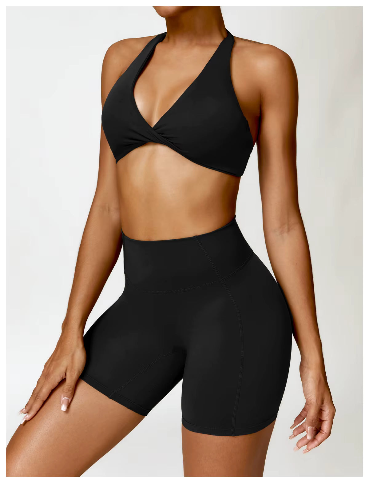 Conjunto Top Push Up e Shorts Modern Basic Up