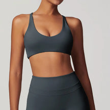Top Esportivo Push Up sem Costura Modern Lyve