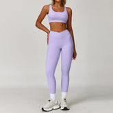 Conjunto Top Regata e Calça Legging Cós V Modern Flex