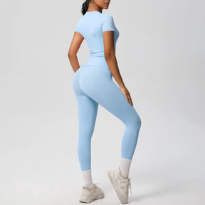 Conjunto Blusa Meia Manga e Calça Legging Modern Basic