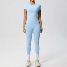 Conjunto Blusa Meia Manga e Calça Legging Modern Basic