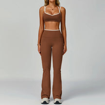 Conjunto Top Push Up e Calça Flare Modern Jholie
