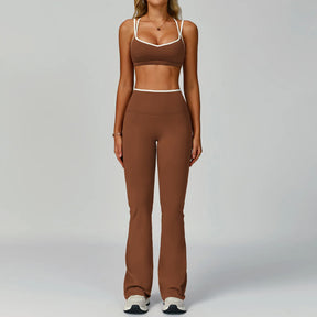 Conjunto Top Push Up e Calça Flare Modern Jholie